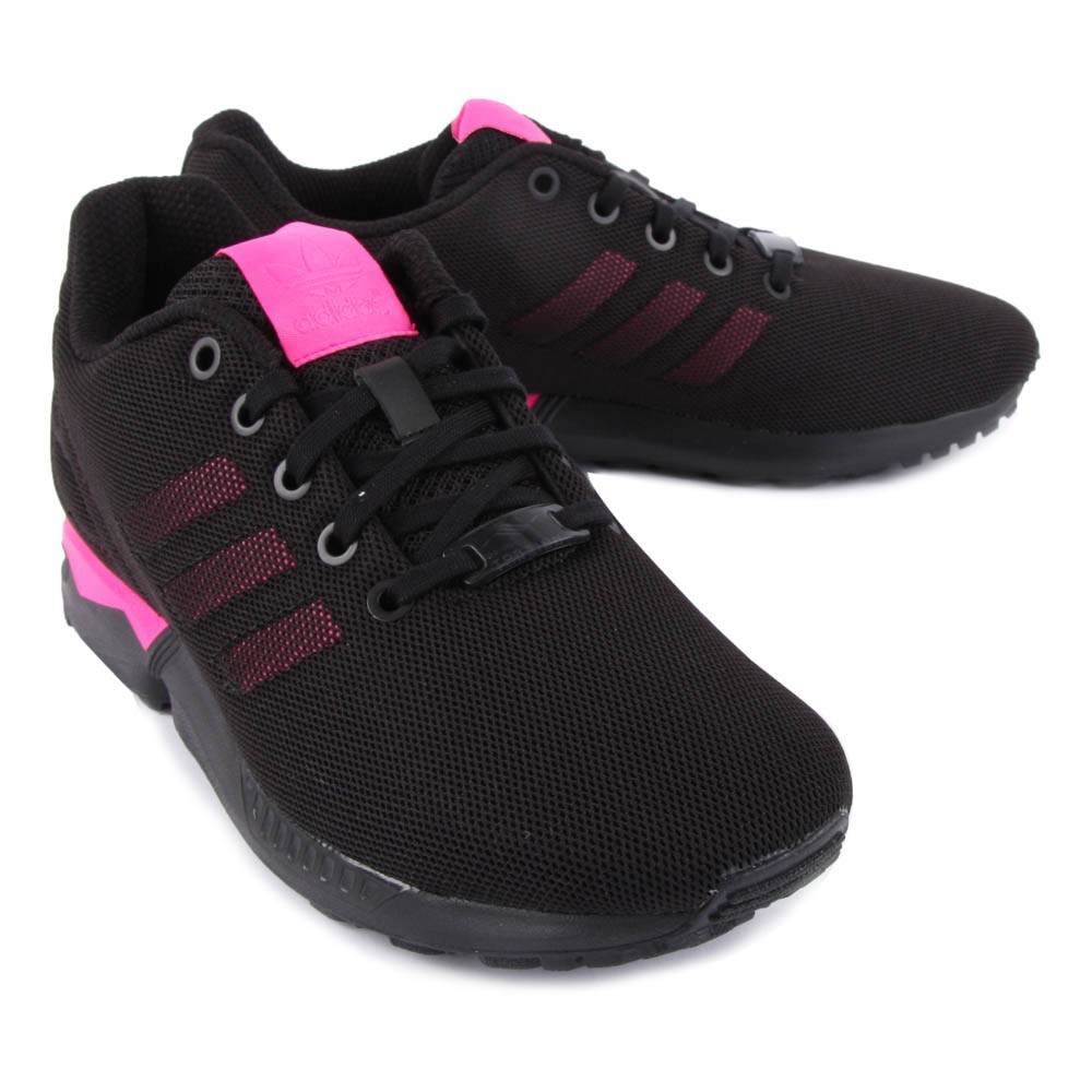 baskets adidas rose et noir